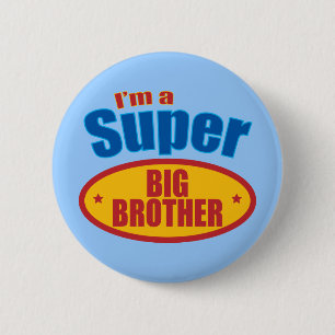 I'm a Super Big Brother 2 Inch Round Button