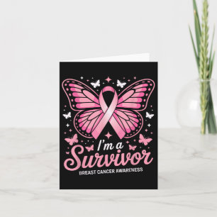 Im A Survivor Breast Cancer Awareness Women Card