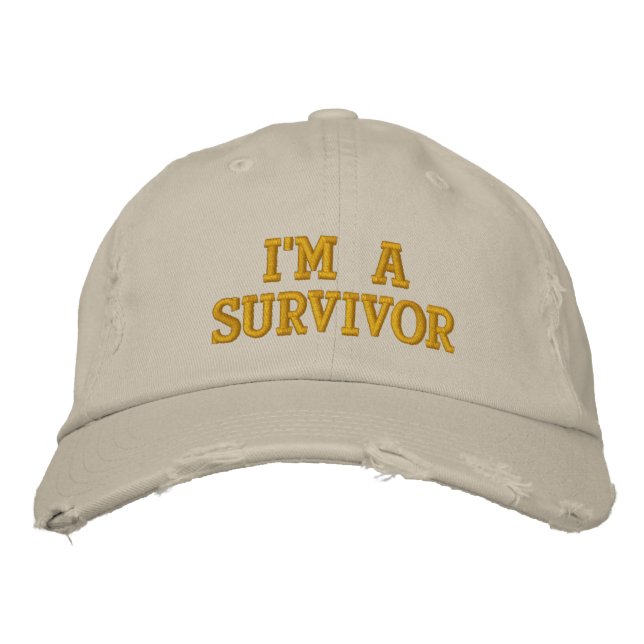 I'm A Survivor Embroidered Hat (Front)