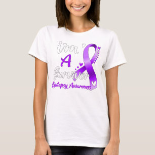 I'm A Survivor Epilepsy Awareness T-Shirt