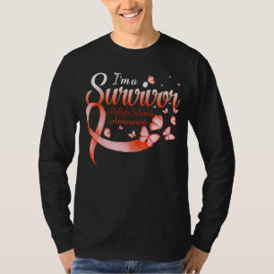 I'm A Survivor Multiple Sclerosis Awareness Butter T-Shirt