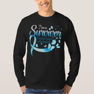 I'm A Survivor Prostate Cancer Awareness Butterfly T-Shirt