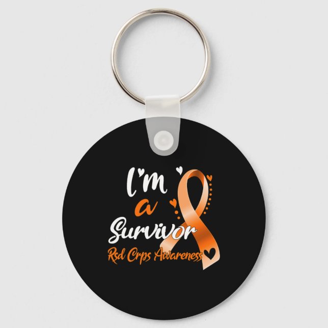 I'm A Survivor Rsd Crps Awareness  Keychain (Front)
