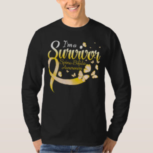 I'm A Survivor Spina Bifida Awareness Butterfly Ri T-Shirt
