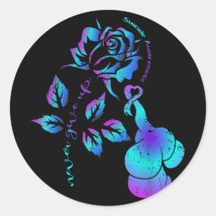Im A Survivor Suicide Prevention Awareness Ribbon Classic Round Sticker