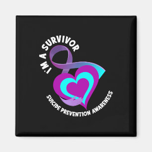 I'm A Survivor Support Suicide Prevention Awarenes Magnet