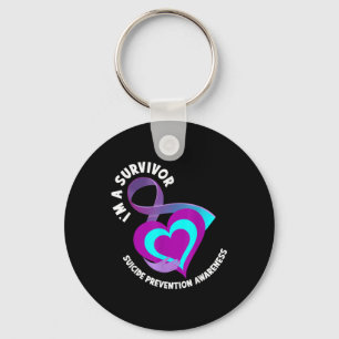 Im A Survivor Support Suicide Prevention Awareness Keychain