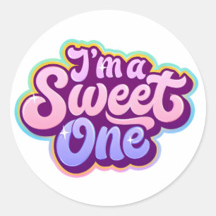 I'm a Sweet One Birthday Sticker