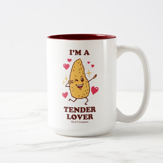 I'm A Tender Lover Two-Tone Coffee Mug (Right)