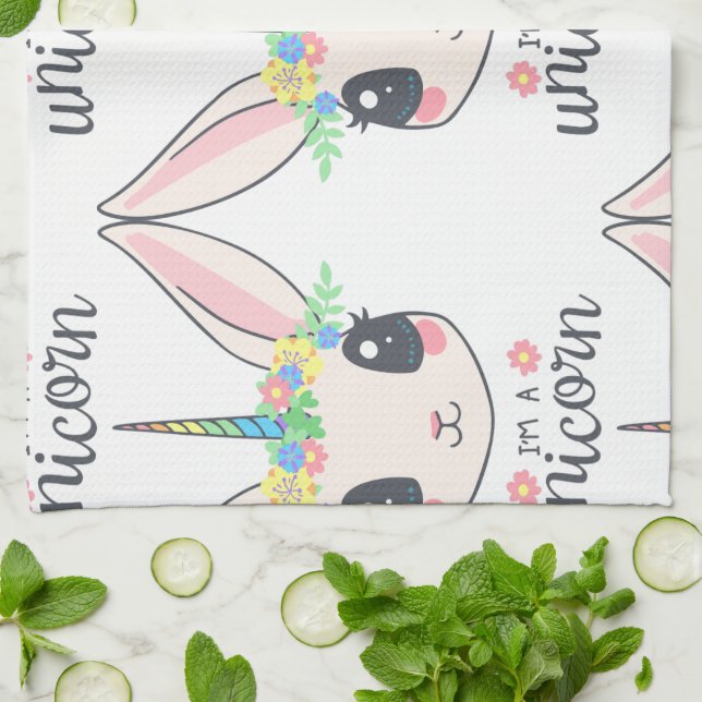 I'm a Unicorn Kitchen Towel (Folded)