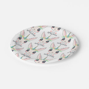 I'm a Unicorn Paper Plate