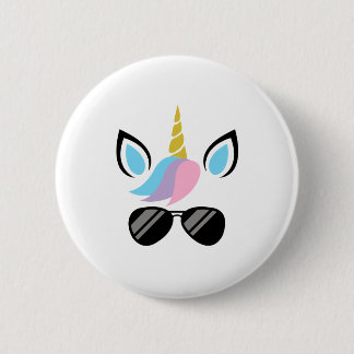 I'm A Unicorn With glasses Costume - FUNNY 2 Inch Round Button