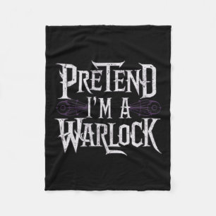 I'm A Warlock  Fleece Blanket