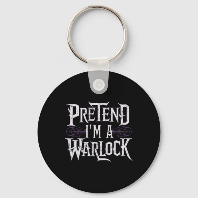 I'm A Warlock  Keychain (Front)
