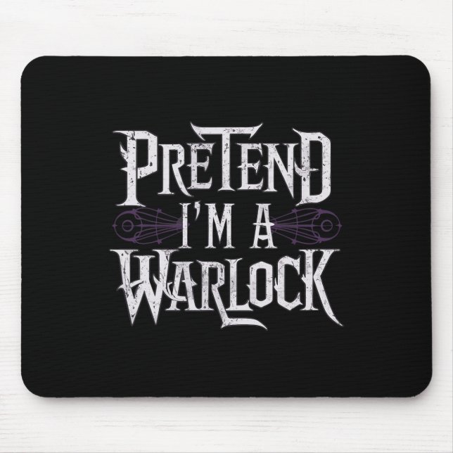 I'm A Warlock  Mouse Pad (Front)