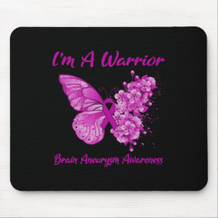 I'm A Warrior Brain Aneurysm Awareness 1  Mouse Pad