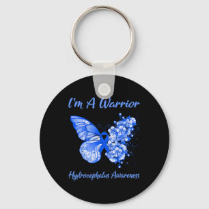 I'm A Warrior Hydrocephalus Awareness  Keychain