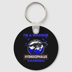 I'm A Warrior Hydrocephalus Awareness  Keychain