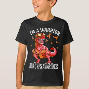 I'm A Warrior Rsd Crps Awareness Dinosaur T-Shirt