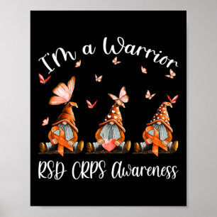 I'm A Warrior Rsd Crps Awareness Gnomes  Poster
