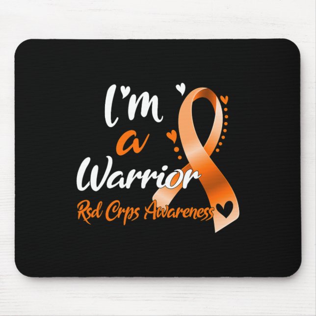 I'm A Warrior Rsd Crps Awareness  Mouse Pad (Front)
