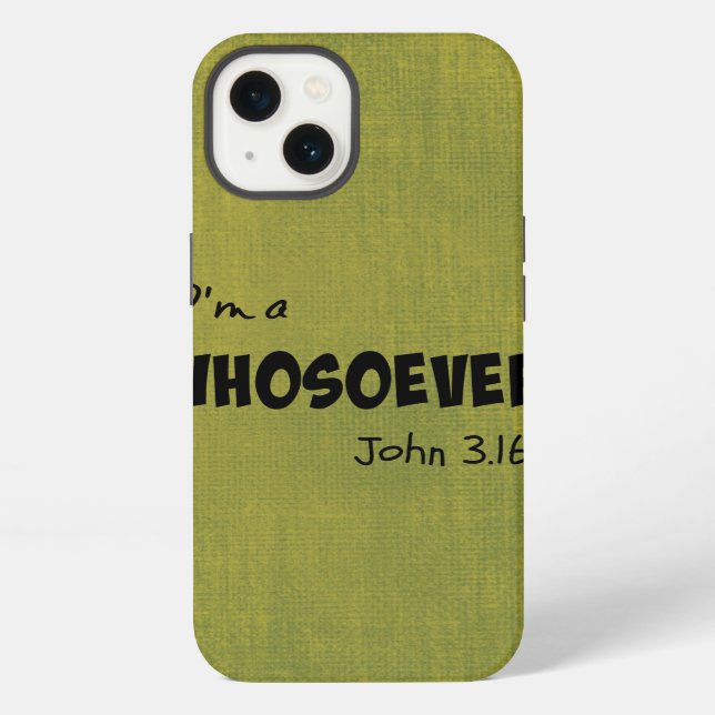 I'm a whosoever iPhone case (Back)