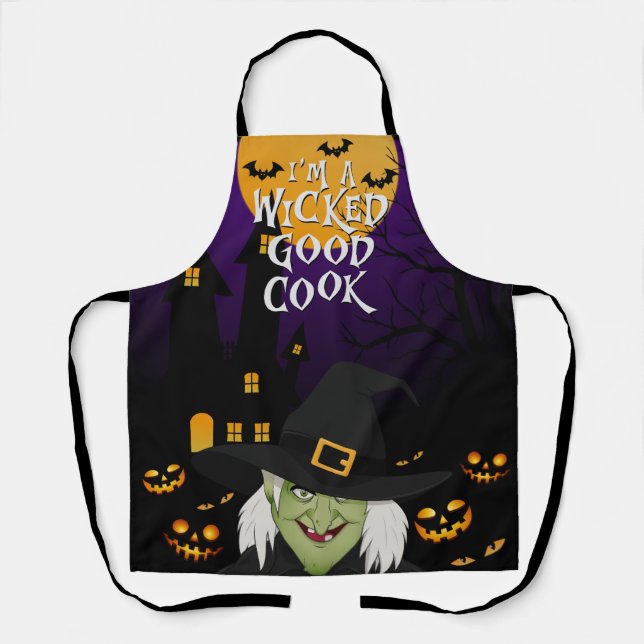 I'm a Wicked Good Cook All-Over Print Apron (Front)