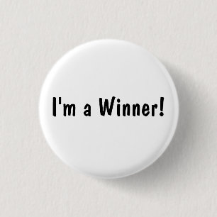 I'm a Winner! 1 Inch Round Button