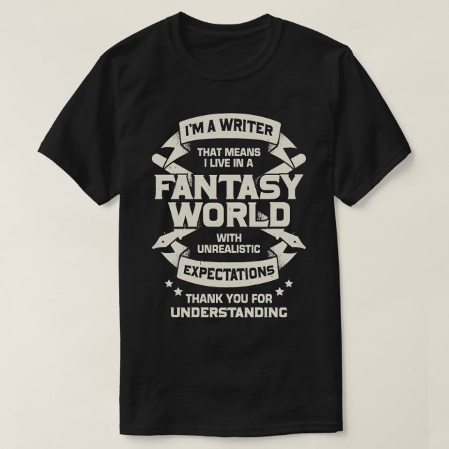 Im A Writer Book Author Gift  T-Shirt (Design Front)
