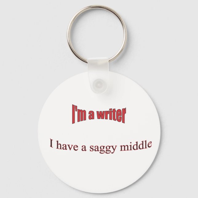I'm a writer keychain (Front)