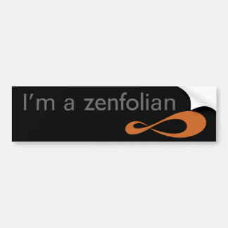I'm a Zenfolian Bumper Sticker