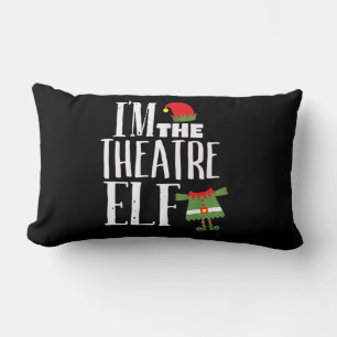 Im Actres Elf Matching Acting Crew Fun Christmas Lumbar Pillow