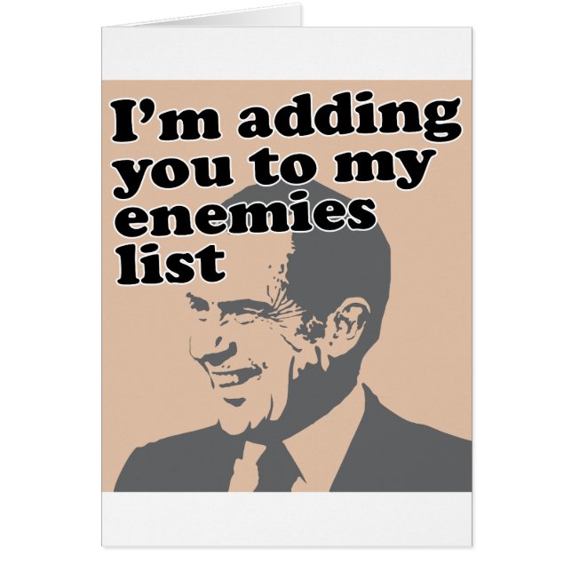 I'm Adding You To My Enemies List (Front)
