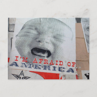 I'm Afraid of America Postcard