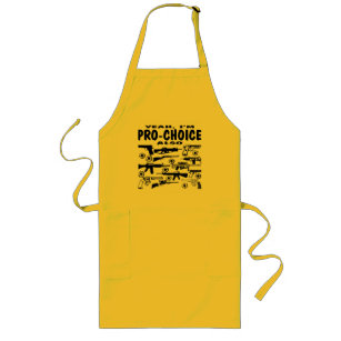 I'm All About Being Pro-Choice (About Guns) Long Apron