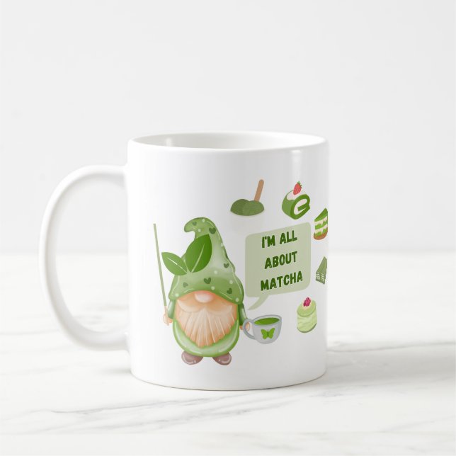 I'm all about matcha Mug (Left)