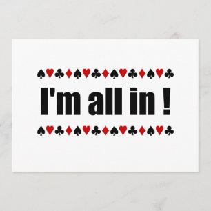 I'm All In poker invitation