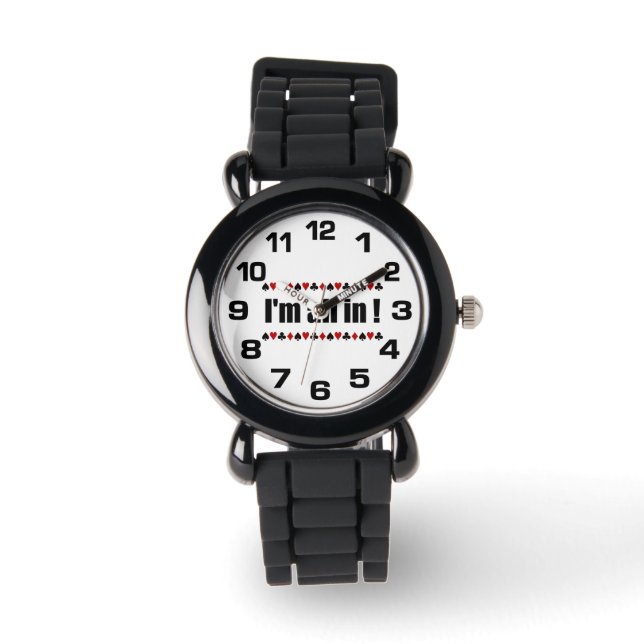 I'm All In! Poker watches (Front)