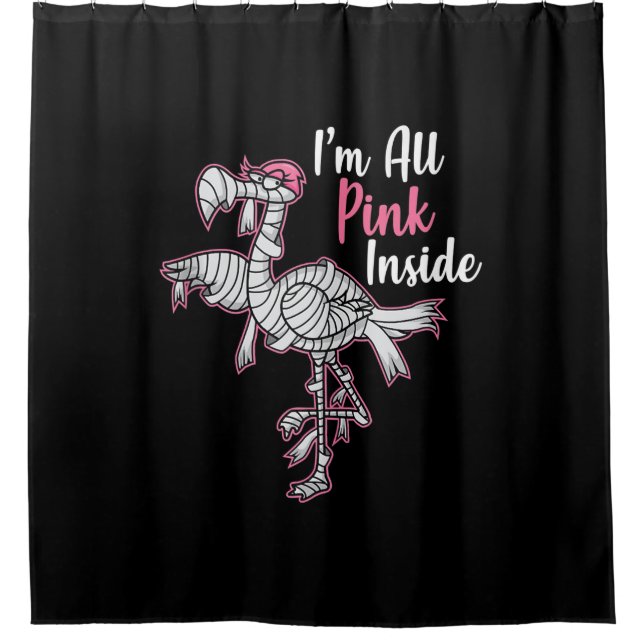 Im All Pink Inside Funny Halloween Flamingo Gift (Front)