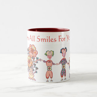I'm All Smiles For You! (TM) Two-Tone Coffee Mug