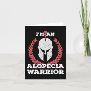 I'm an Alopecia Warrior Alopecia Areata Awareness Card