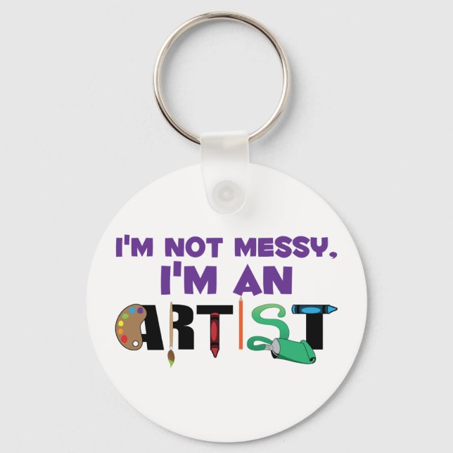 Im An Artist Keychain (Front)