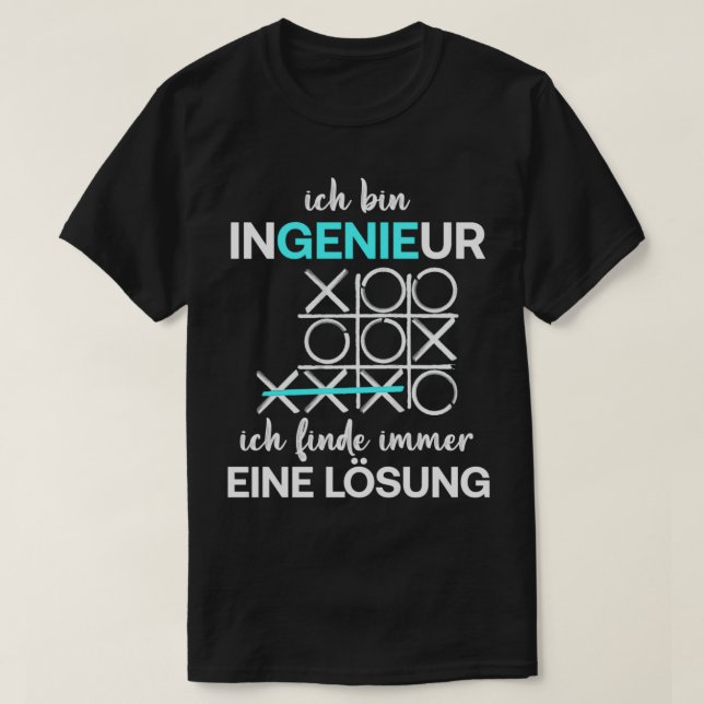 Im An Engineer I Always Find A Solution  T-Shirt (Design Front)