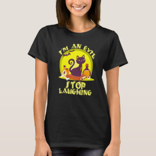 Im An Evil Black Little Cat Halloween Costume For T-Shirt