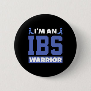 I'm An Ibs Warrior Irritable Bowel Syndrome Warrio 2 Inch Round Button