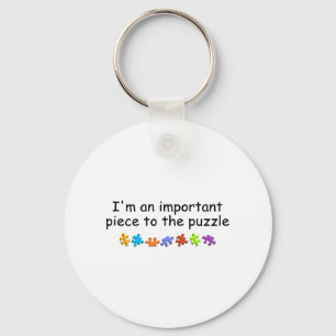 Im An Important Piece Of The Puzzle Keychain