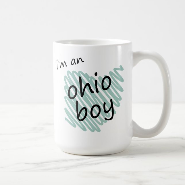I'm an Ohio Boy Coffee Mug (Right)
