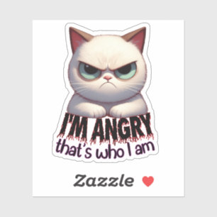 ı'm angry,crazy cat