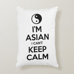I'm Asian I Can't Keep Calm Decorative Pillow