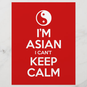 I'm Asian I Can't Keep Calm Flyer